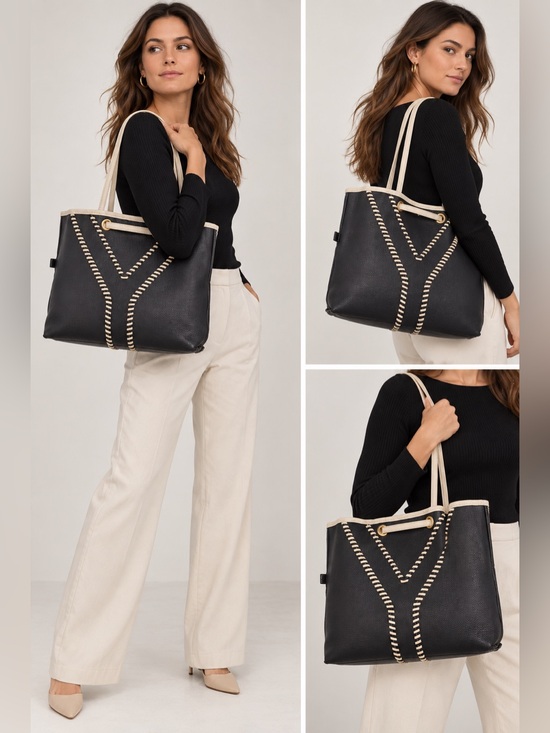 Yves Saint Laurent Handbags - Yves Saint Laurent Neo Reversible Tote Authentic